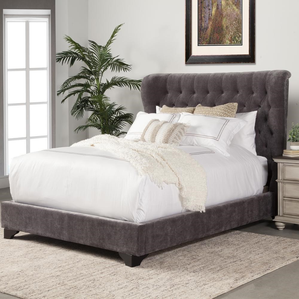 Parker upholstered queen bed sale